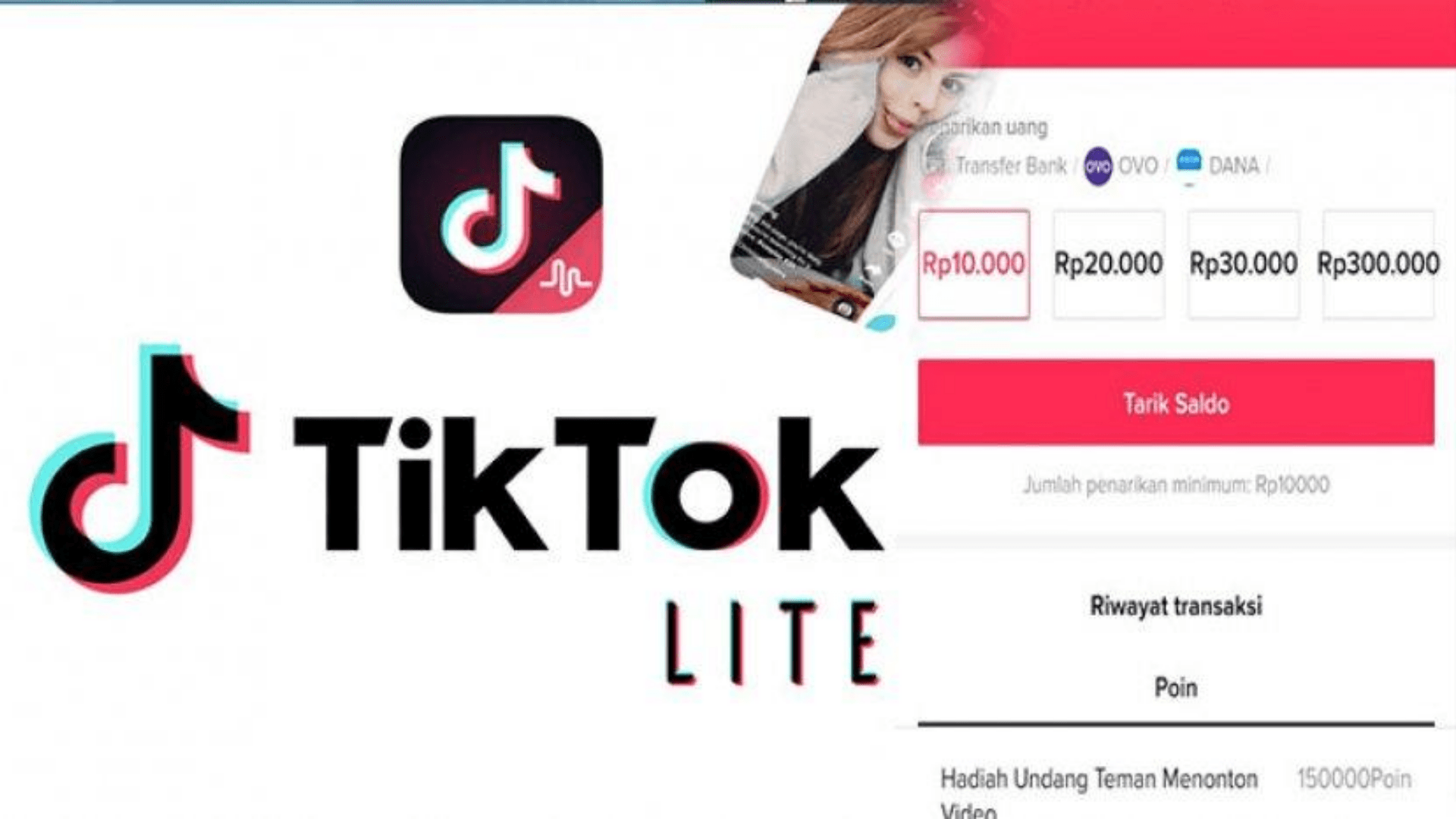 Cara Mendapatkan Uang Di Aplikasi Tiktok Lite